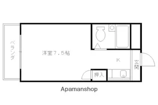 アドミラルマンション【201号室】の間取り