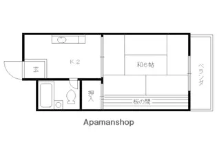 ハイムユアーズ【401号室】の間取り