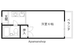 JーCUBE二条駅北【2階】の間取り