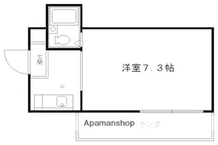 コーポ杉【401号室】の間取り