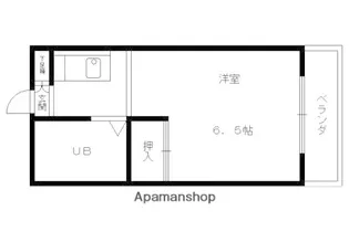 ドミ大田【501号室】の間取り