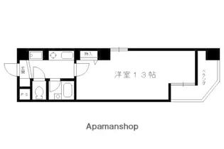 大晋メゾネ四条大宮【401号室】の間取り