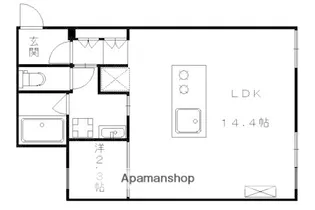 和光苑【102号室】の間取り