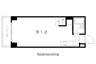 サンハイツ西京極【4階】の間取り