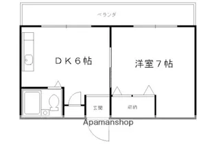 うずまさハイツ【4階】の間取り