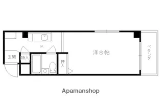 シティーハウスMARSA(マーサ)【2階】の間取り