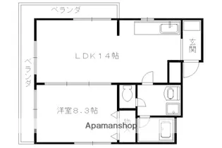 メゾンド・ノース【301号室】の間取り