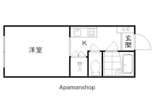 コムホート27【101号室】の間取り