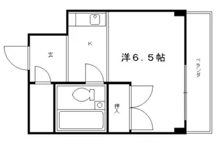 グランタック竜安寺【305号室】の間取り