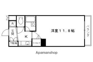 デ・リード&サンヴェール桂川東【201号室】の間取り