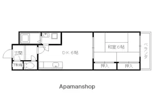 グリーンズタウン21【306号室】の間取り