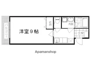 メイプルリーフ嵯峨野【3階】の間取り