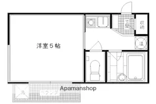 鳴滝グリーンハイツ【201号室】の間取り