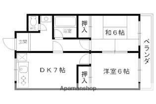 ハイツ木村【103号室】の間取り
