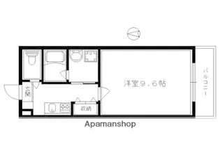 プリマード松伊【402号室】の間取り