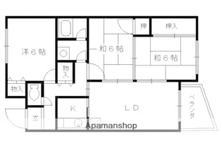 ローファス・パートII【301号室】の間取り