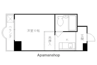 メゾン夏花【403号室】の間取り