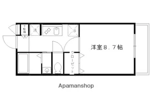 シュペリール【1階】の間取り