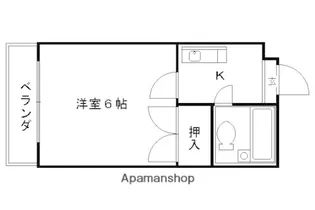 ハイツ嵐山【302号室】の間取り