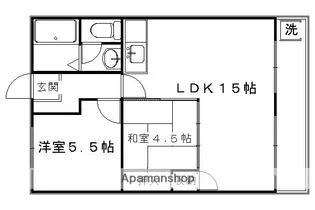 メゾン北山パークサイド【301号室】の間取り
