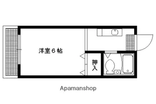 ハイツこすぎ【102号室】の間取り