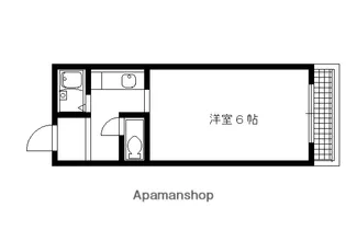 D’S LYNX【206号室】の間取り