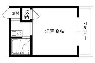 アベニュー上賀茂【2階】の間取り