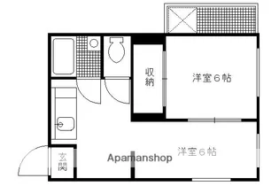 コーポひいらぎ【207号室】の間取り