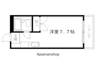 リージェント紫竹【305号室】の間取り