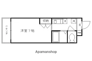 オアーゼ ミブ【303号室】の間取り