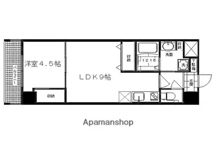 ビクトワール西大路御池【5階】の間取り