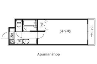 シルクハウス一条【403号室】の間取り