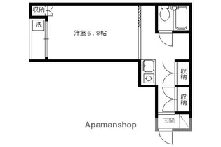 新大宮ハイツ【308号室】の間取り