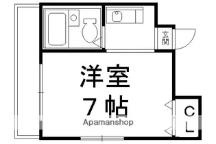 三晃ハイツ【403号室】の間取り
