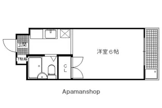 メゾンLEE【411号室】の間取り