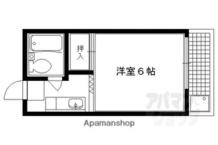 メゾン・パンヒル【406号室】の間取り