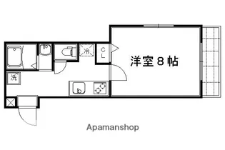 京洛マンション【301号室】の間取り
