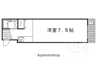 シャトーフロントナック【2階】の間取り