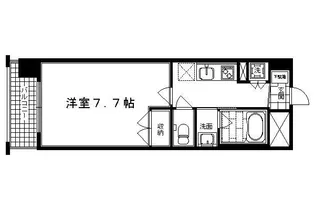 ベラジオ四条大宮【603号室】の間取り