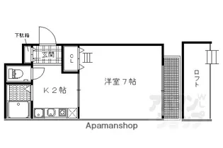 GA雅【305号室】の間取り