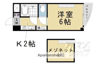 CUBE31【3-G号室】の間取り