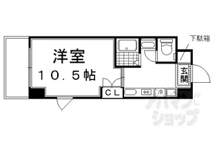 アネックス紫野【301号室】の間取り