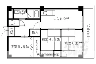 第2メゾン・ナカジマ【201号室】の間取り