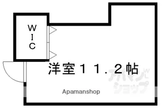 カーサミーア北白川【205号室】の間取り