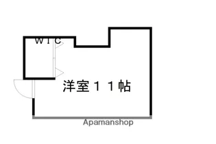 カーサミーア北白川【201号室】の間取り