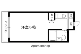 ウエストコートI【301号室】の間取り