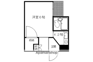 紅彩ハウス【306号室】の間取り