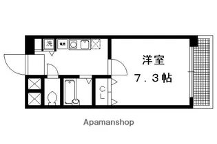 メイプル等持院【1階】の間取り