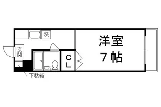 ハイツグリンカ【103号室】の間取り