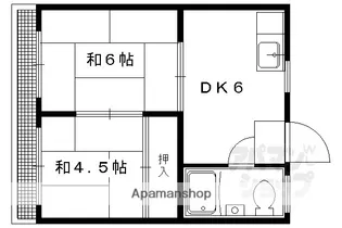 ルネ白川【303号室】の間取り